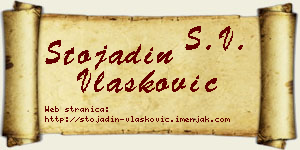 Stojadin Vlašković vizit kartica